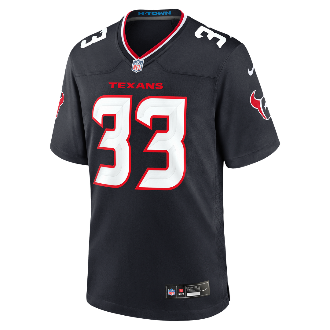 Houston Texans Dare Ogunbowale Nike Navy Game Jersey product image 2