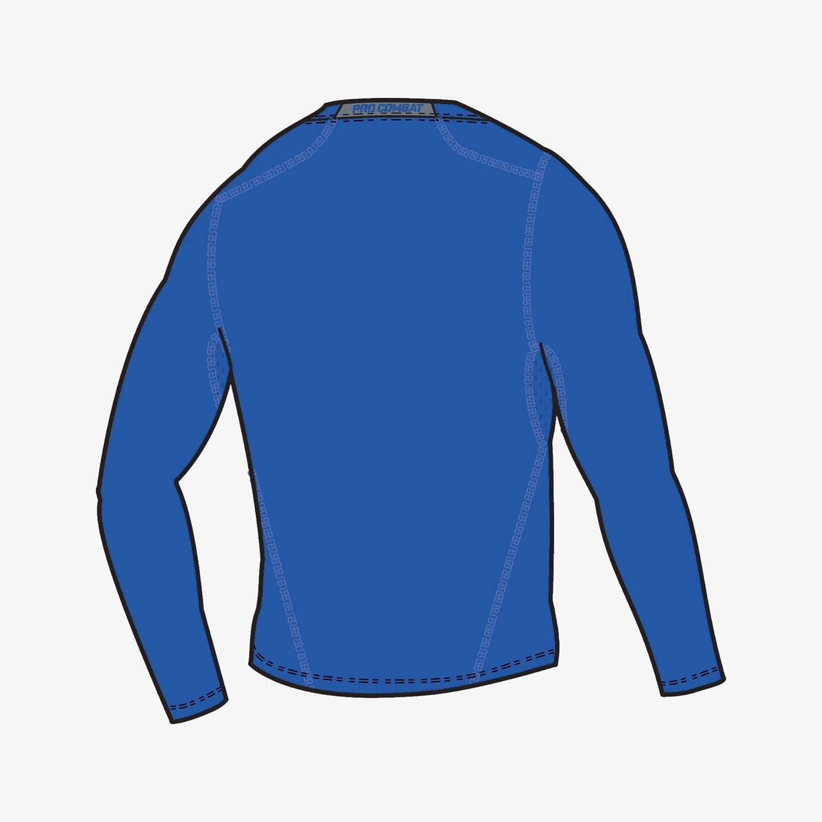 Core 2.0 Compression Long Sleeve Top Blue for Men product image 2, provided for visual reference and product detail review