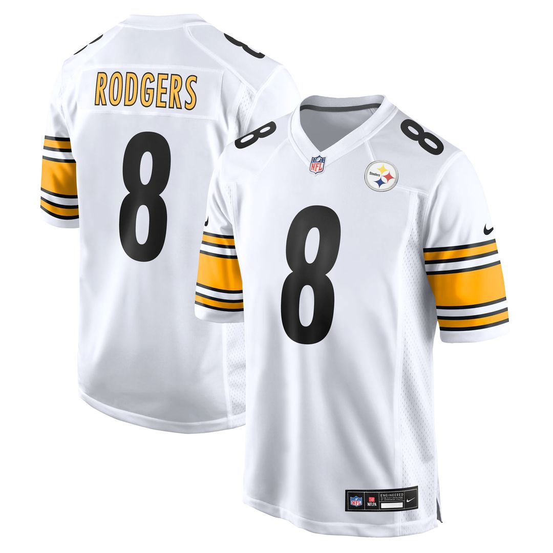 Pittsburgh Steelers Aaron Rodgers Nike Black Game Jersey product image 30