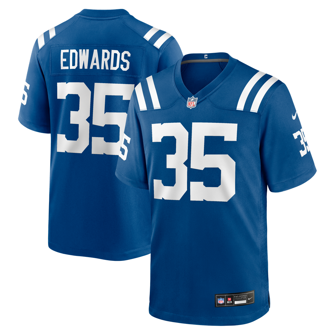 Indianapolis Colts Johnathan Edwards Nike Royal Game Jersey product image 1