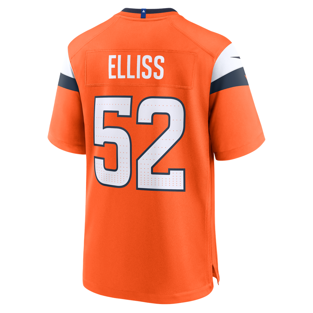 Denver Broncos Jonah Elliss Nike Orange Game Jersey product image 3