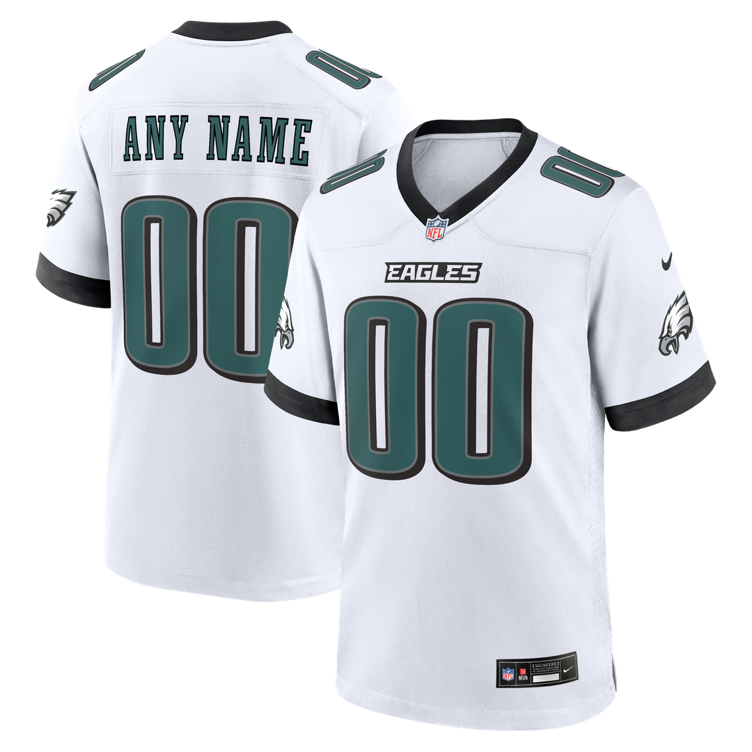 Philadelphia Eagles Nike White Custom Jersey product image 1