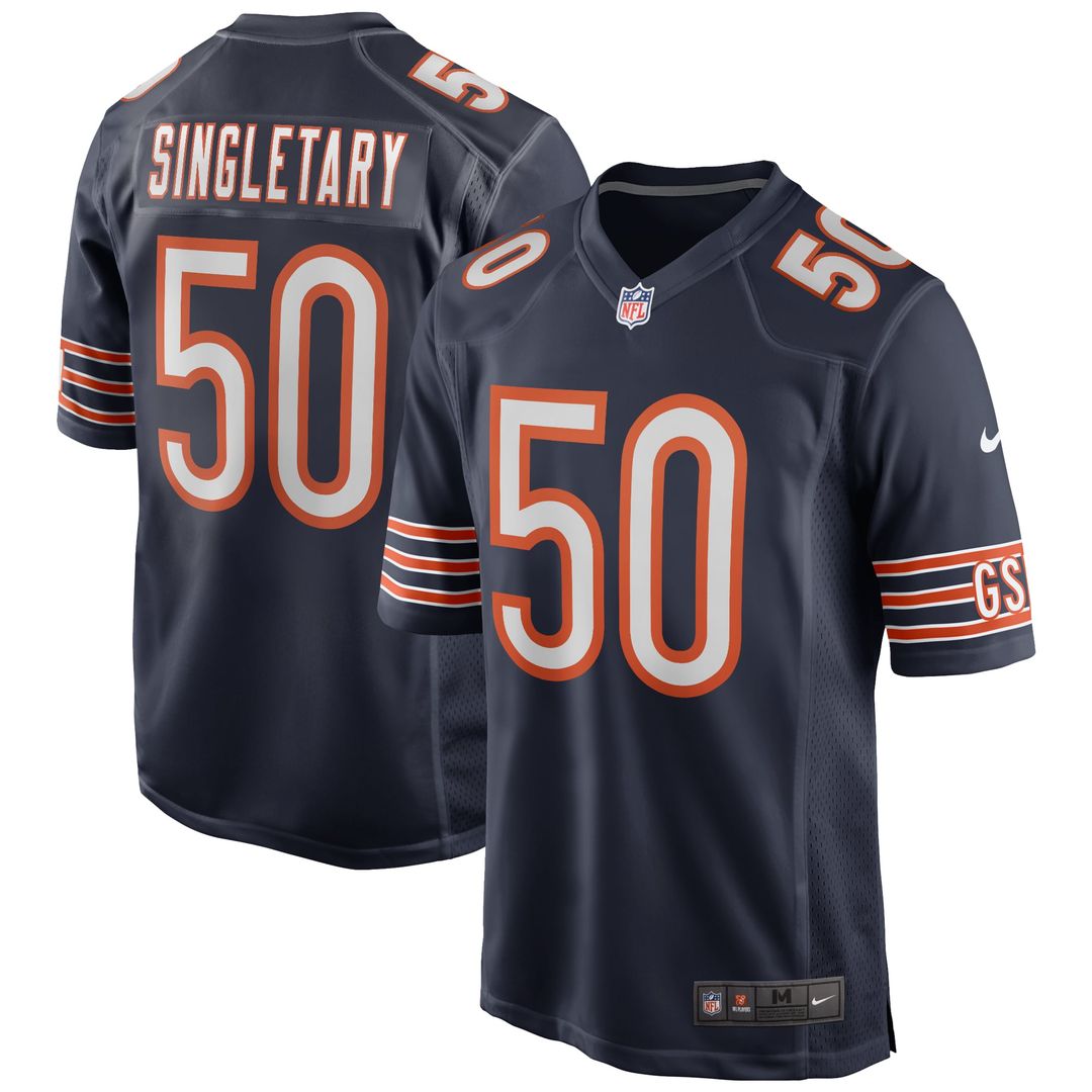 Chicago Bears Mike Singletary Nike Navy Retired Player Game product image 1
