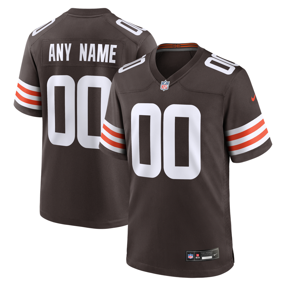 Cleveland Browns Nike White Custom Jersey product image 7