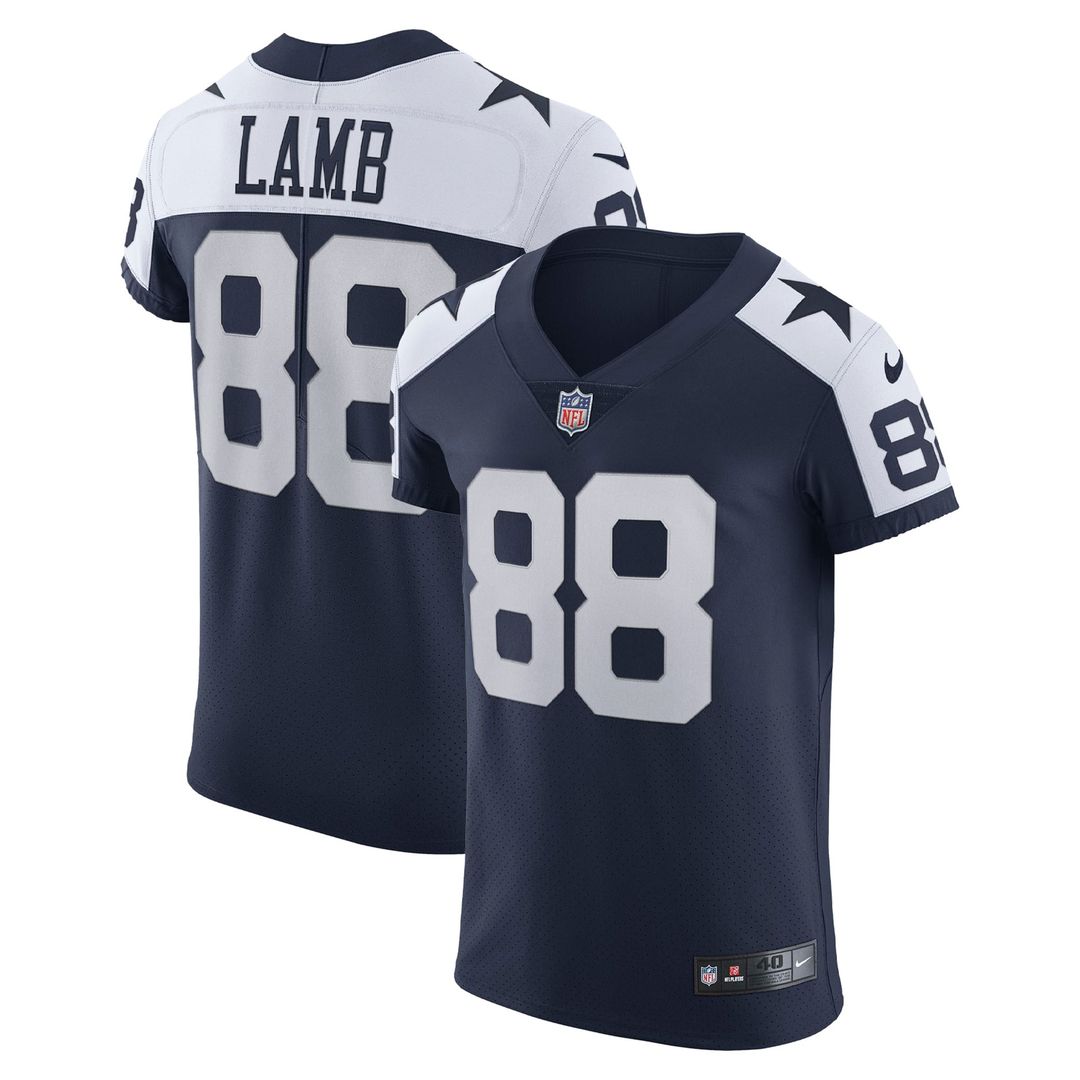 Dallas Cowboys CeeDee Lamb Nike Navy Alternate Vapor Elite product image 4