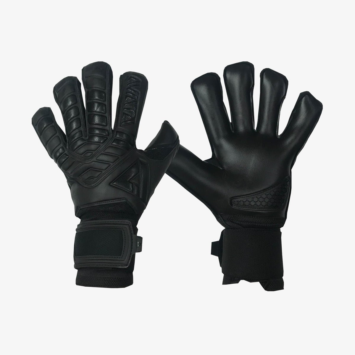 Halcyon V6 Blackout Goalkeeper Gloves product image 2, provided for visual reference and product detail review