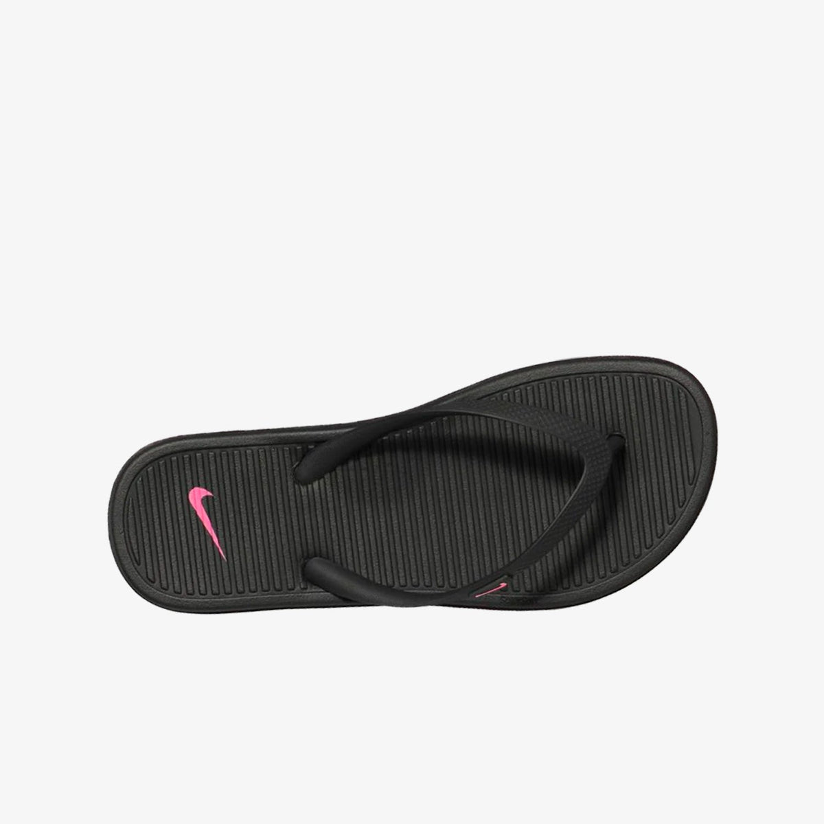 Girls' Solarsoft Thong II Sandals - Black/Pink product image 2, provided for visual reference and product detail review