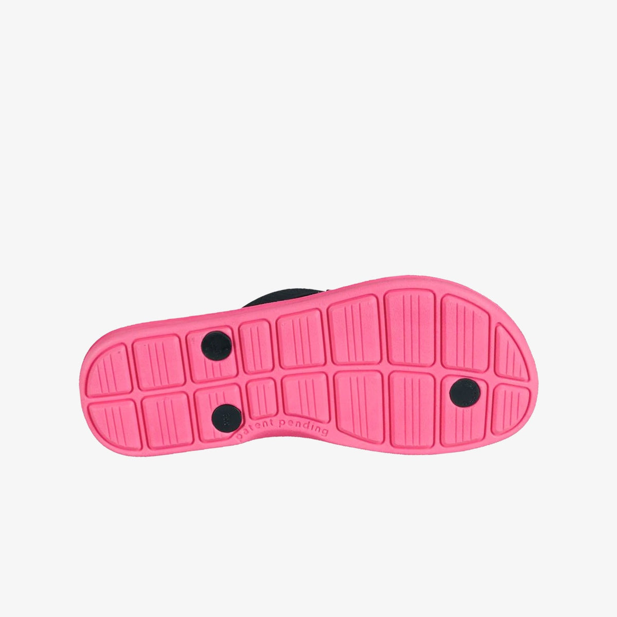 Girls' Solarsoft Thong II Sandals - Black/Pink product image 3, provided for visual reference and product detail review