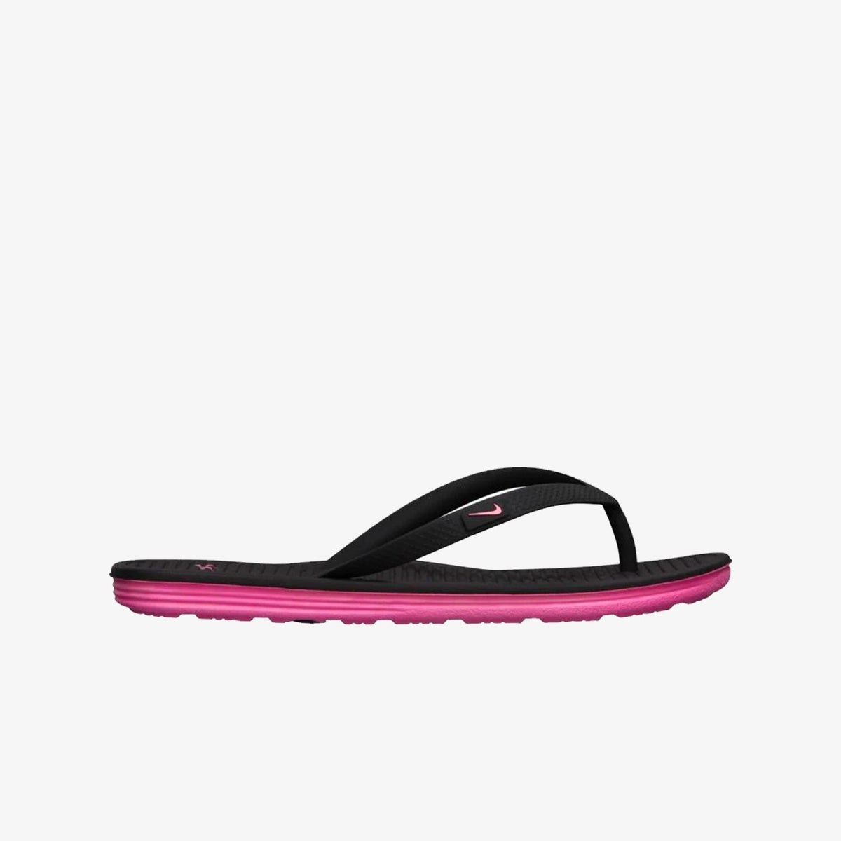 Girls' Solarsoft Thong II Sandals - Black/Pink product image 1, provided for visual reference and product detail review