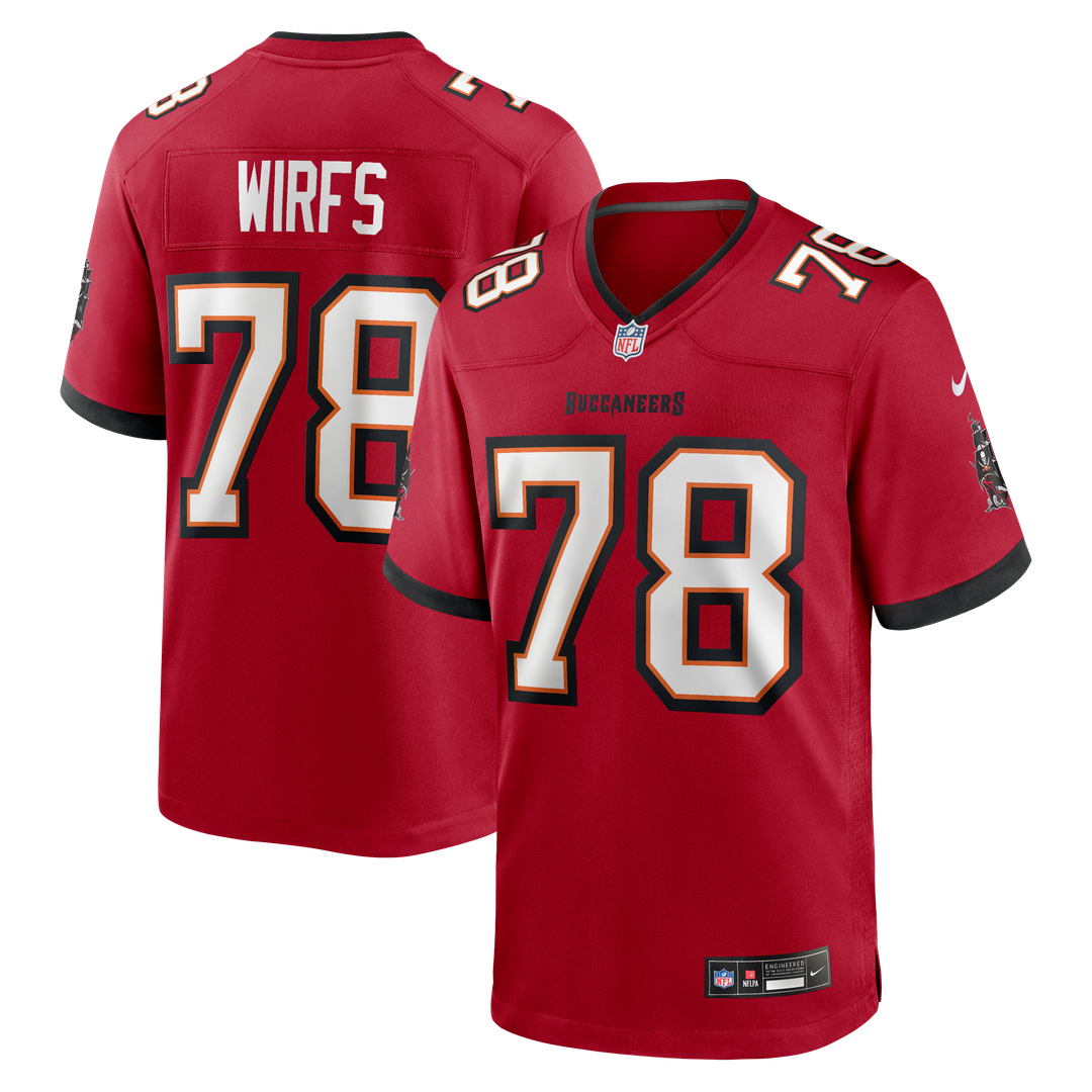 Tampa Bay Buccaneers Tristan Wirfs Nike Red Game Jersey product image 1