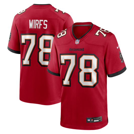 Tampa Bay Buccaneers Tristan Wirfs Nike Red Game Jersey product image 1