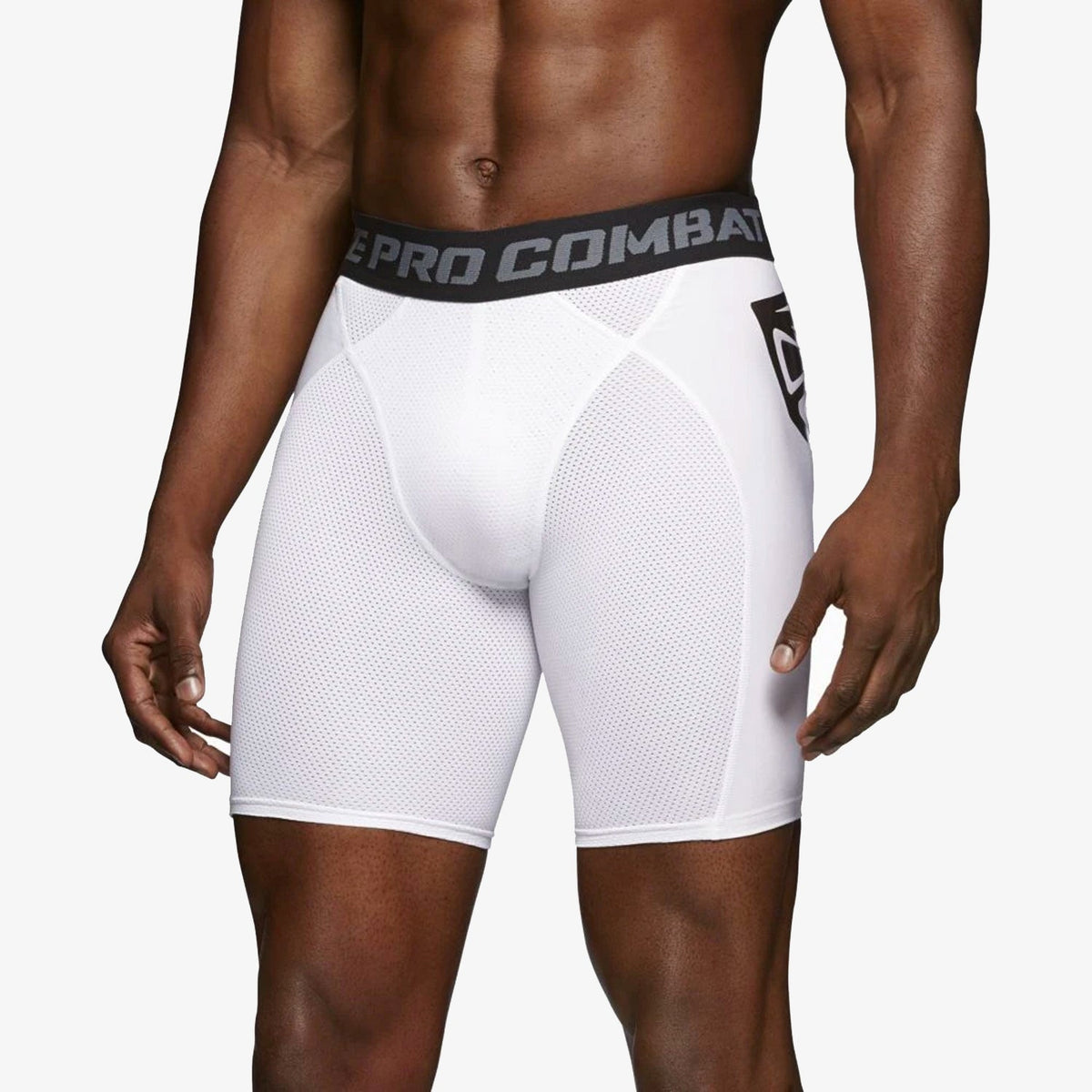 Pro Hyperstrong Compression Ultralight Slider Shorts - White for Men product image 1, provided for visual reference and