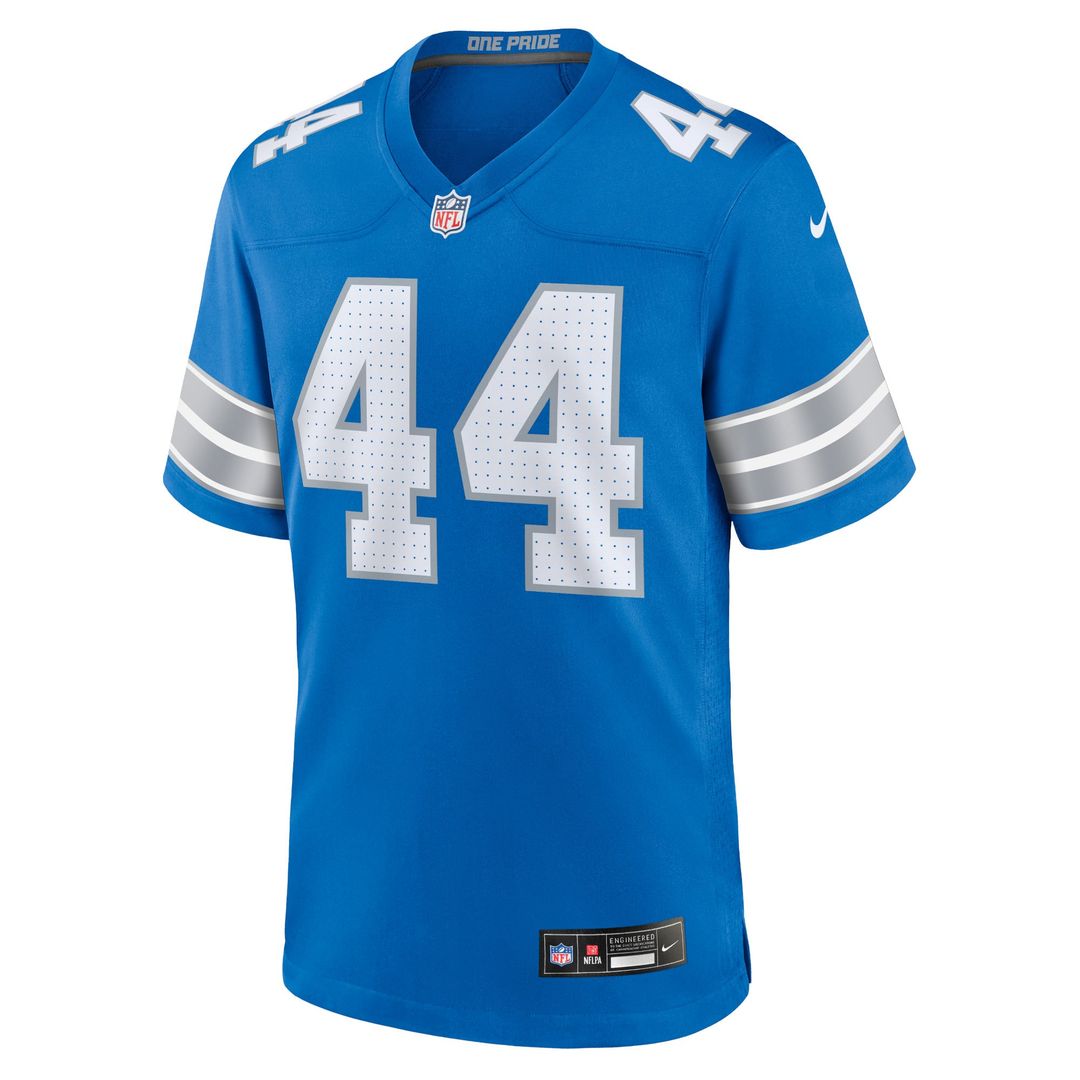 Detroit Lions Malcolm Rodriguez Nike Blue Game Jersey product image 2