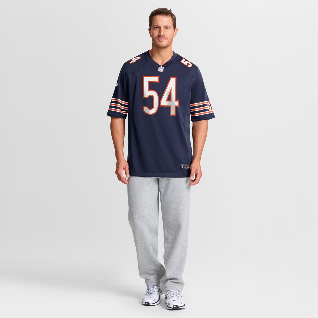 Chicago Bears Logan Jones Nike Navy Game Jersey product image 2