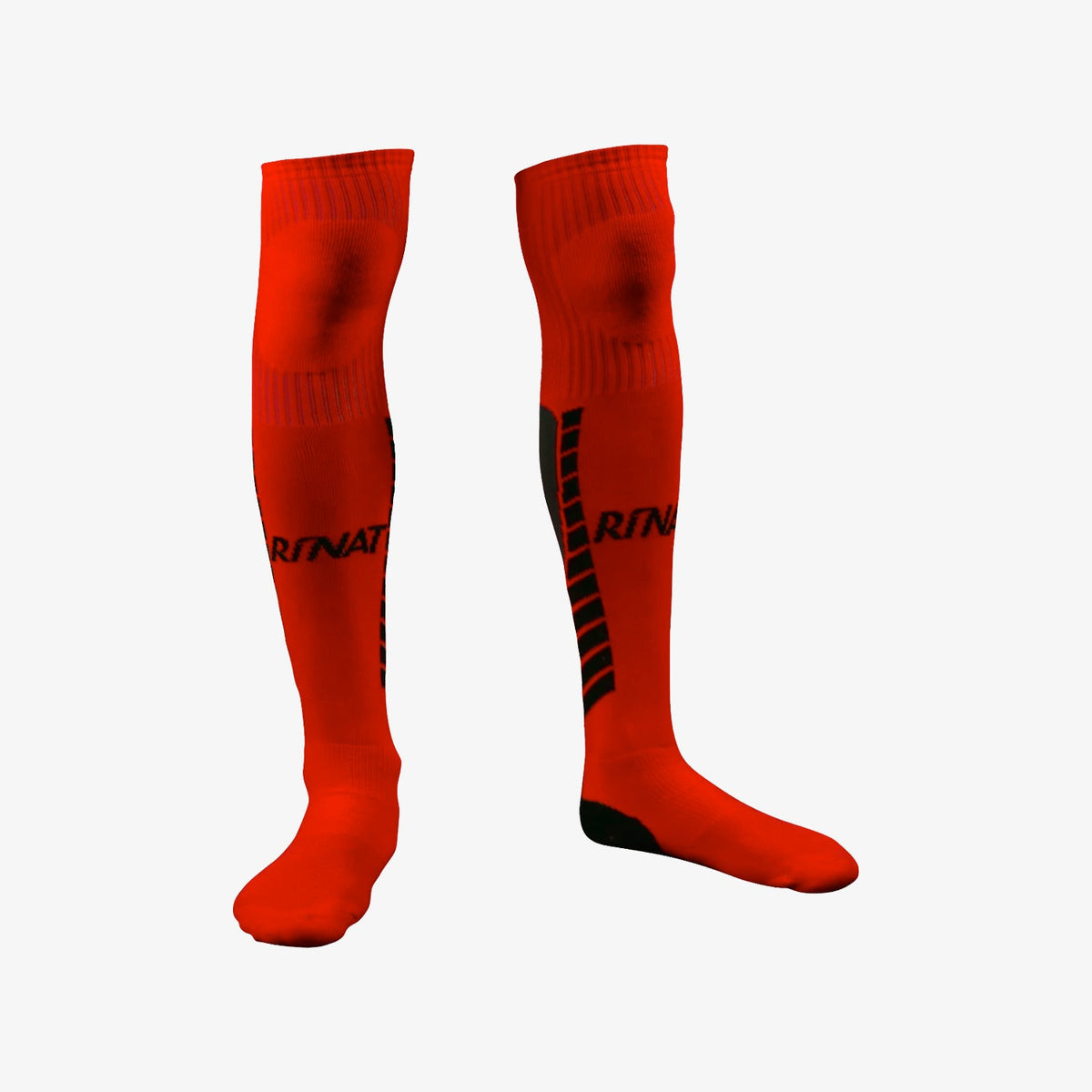 Geometrik Socks - Red product image 1, provided for visual reference and product detail review