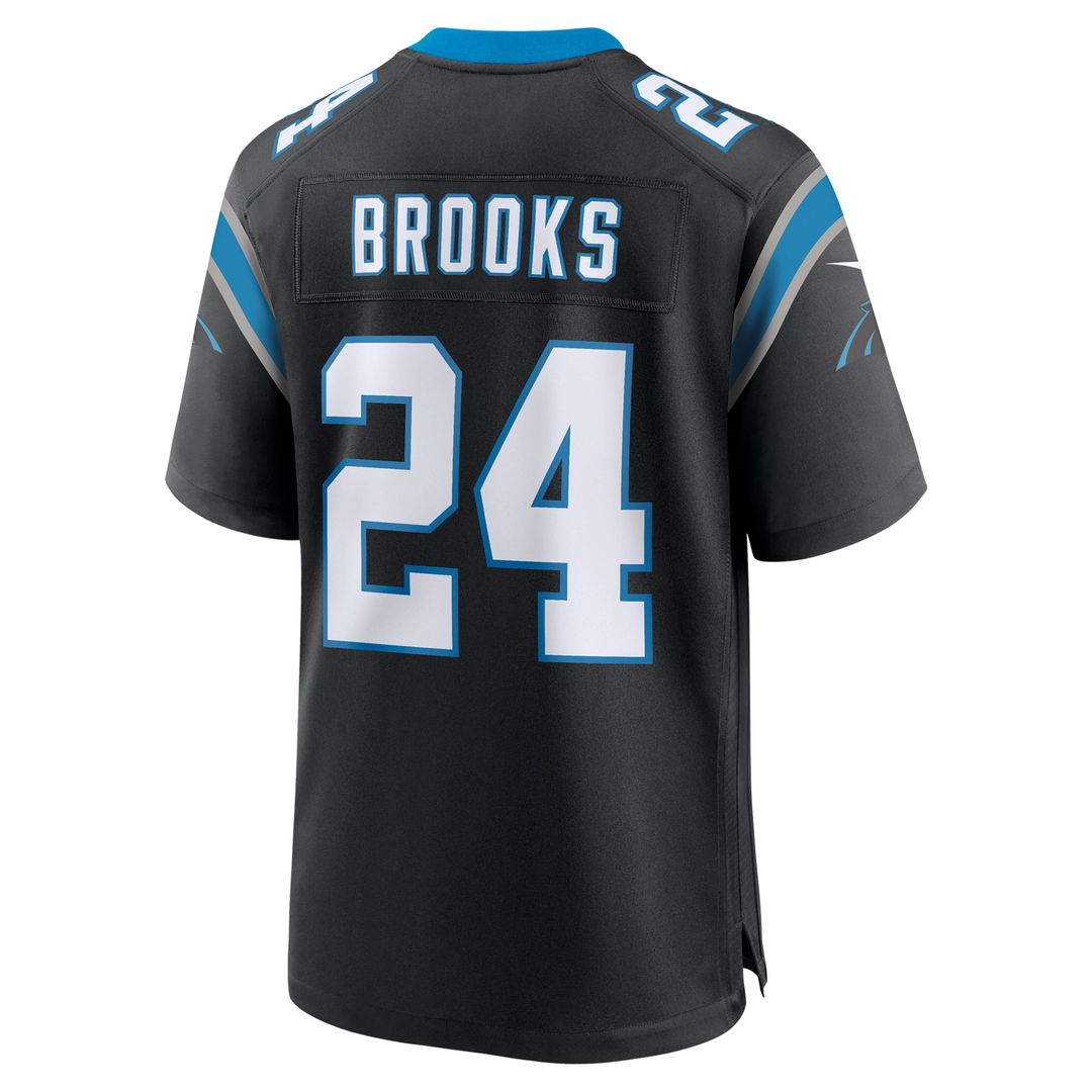 Carolina Panthers Jonathon Brooks Nike Black Game Jersey product image 3