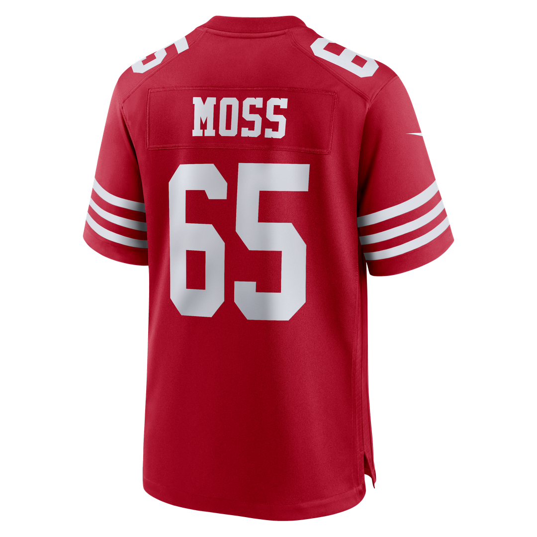 San Francisco 49ers Drew Moss Nike Scarlet Game Jersey product image 3