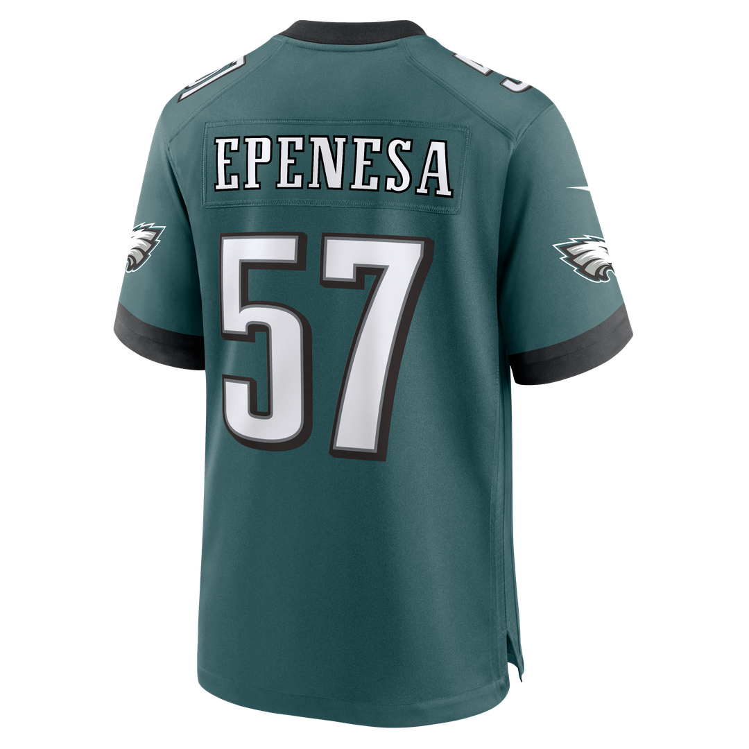 Philadelphia Eagles A.J. Epenesa Nike Midnight Green Game product image 3
