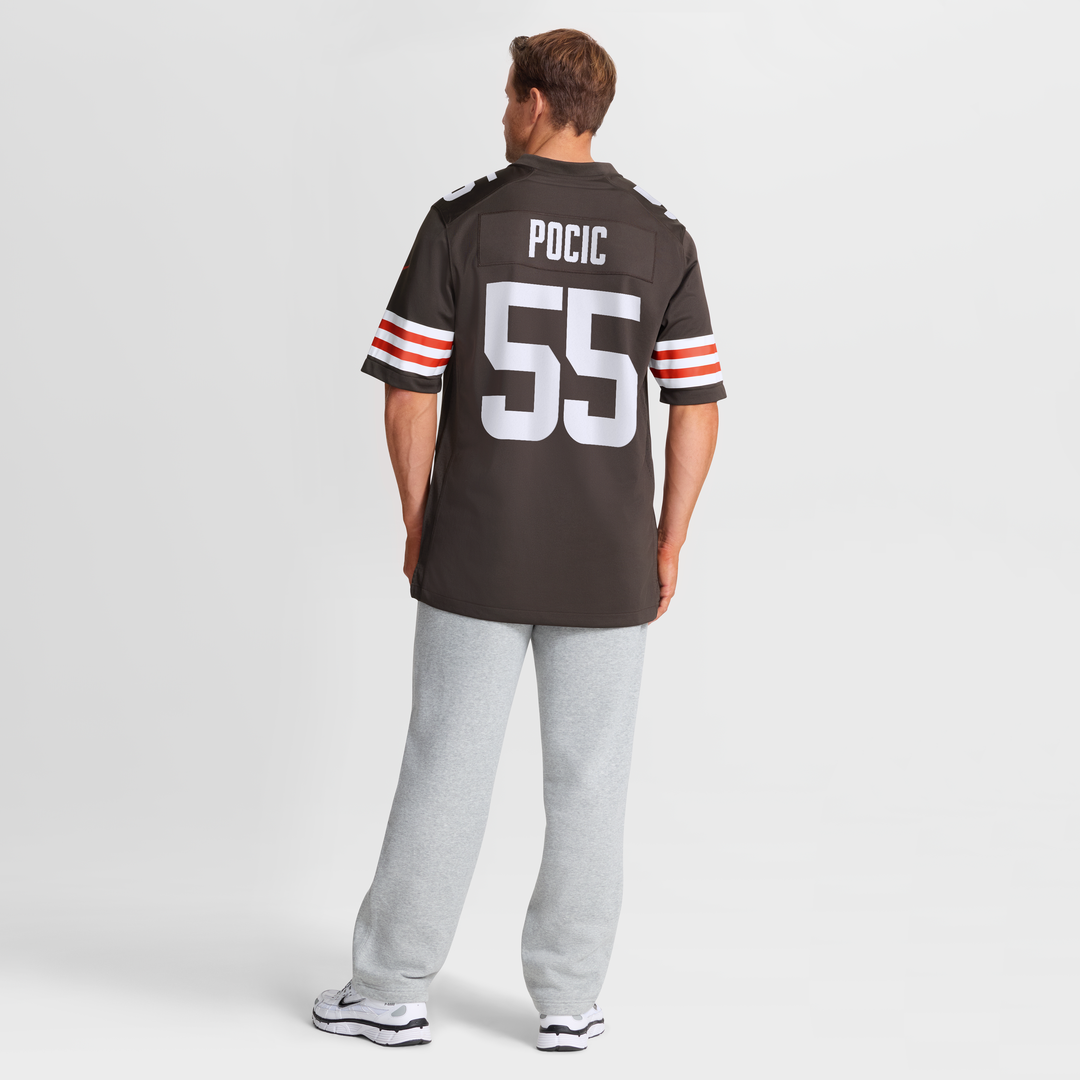 Cleveland Browns Ethan Pocic Nike Brown Game Jersey product image 8