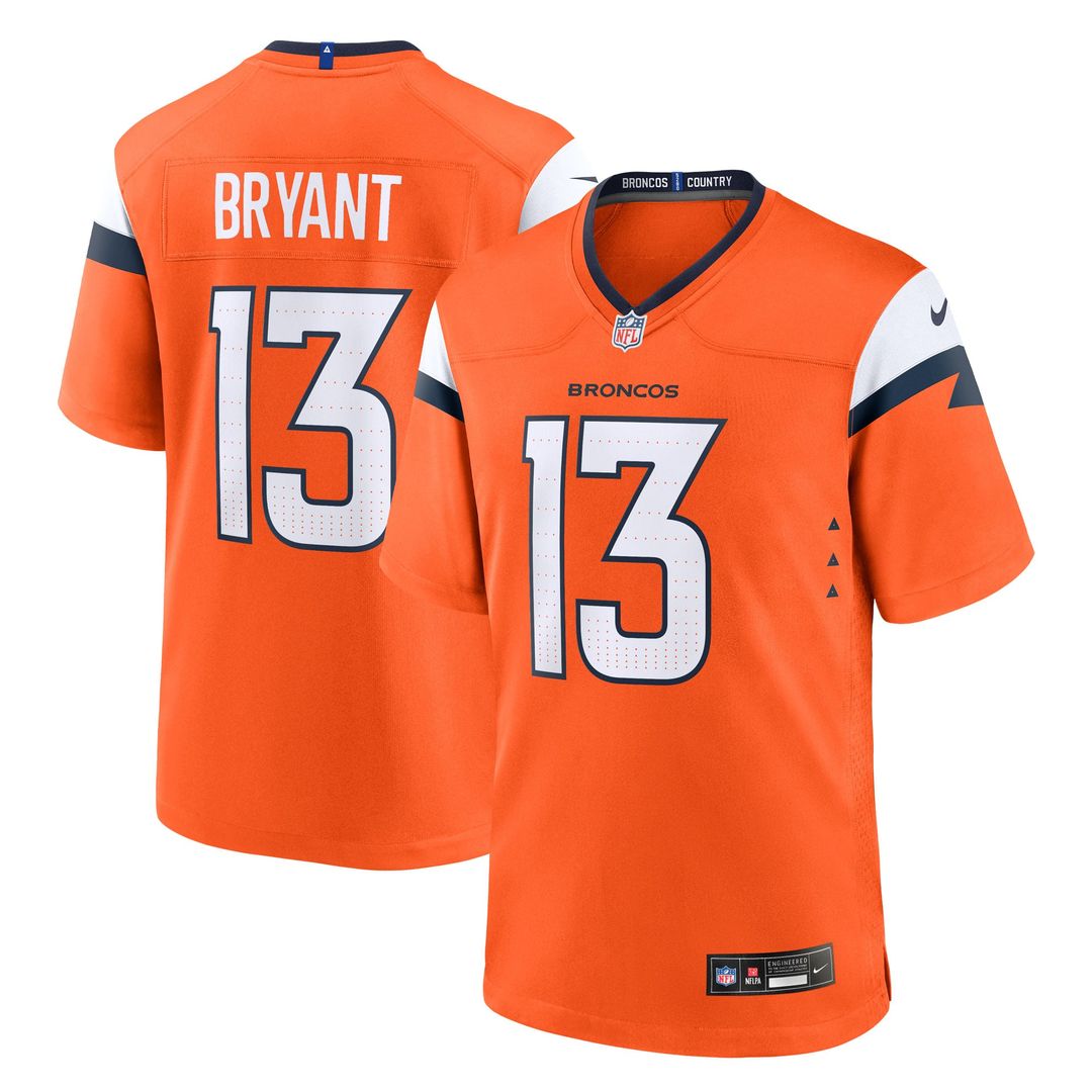Denver Broncos Pat Bryant Nike Orange Game Jersey product image 1