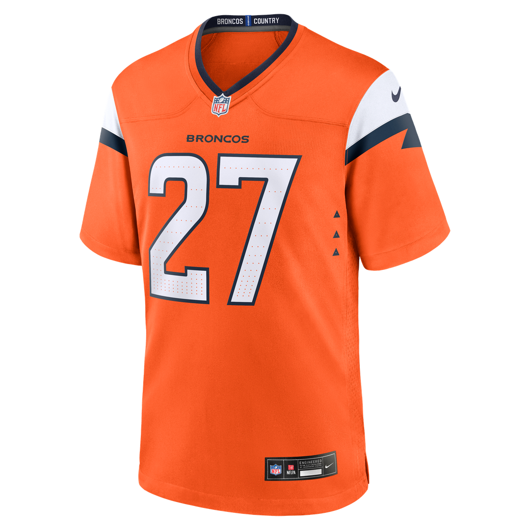 Denver Broncos J.K. Dobbins Nike Orange Game Jersey product image 2