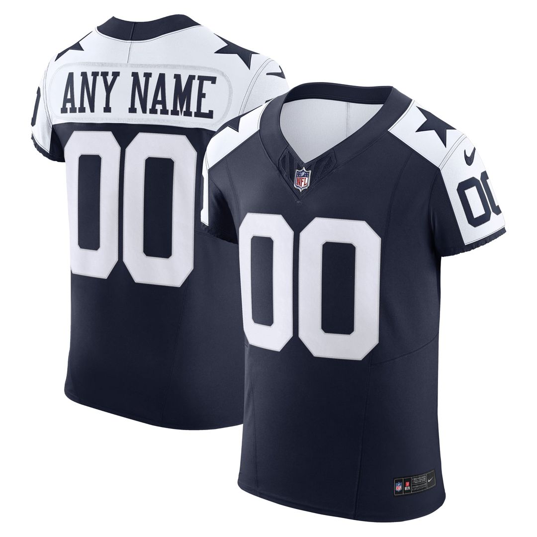 Dallas Cowboys Nike Navy Vapor FUSE Elite Custom Jersey product image 1