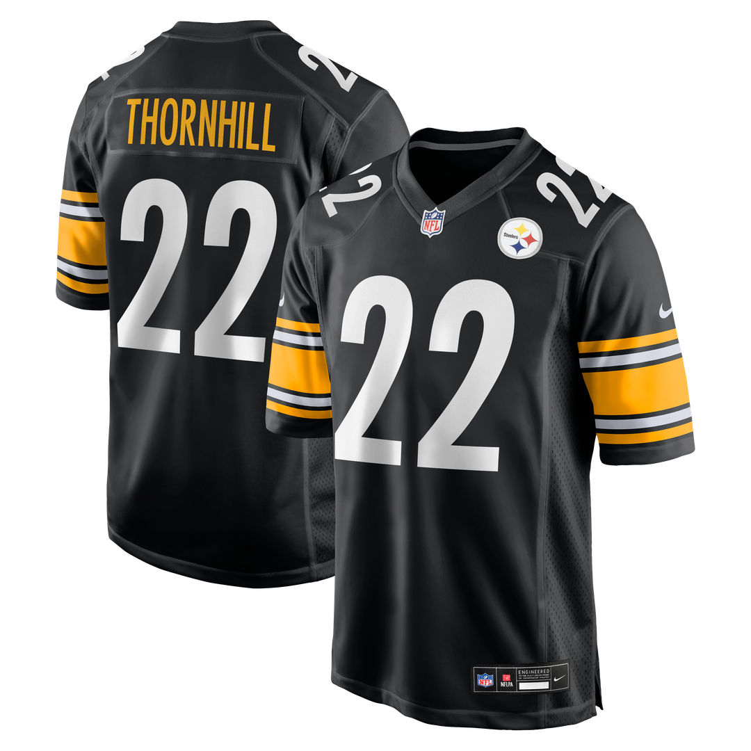 Pittsburgh Steelers Juan Thornhill Nike Black Game Jersey product image 1
