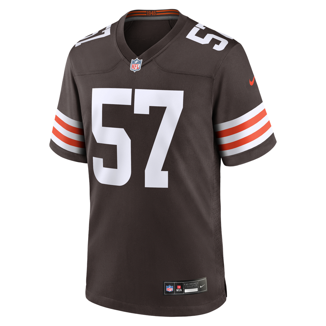 Cleveland Browns Isaiah McGuire Nike Brown Game Jersey product image 2