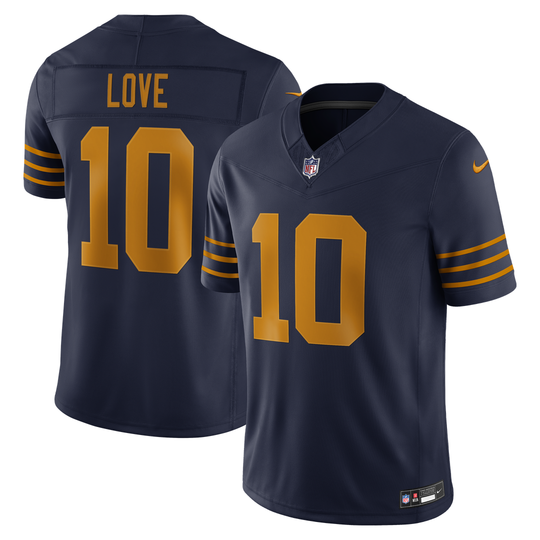 Green Bay Packers Jordan Love Nike Navy Alternate Vapor product image 1