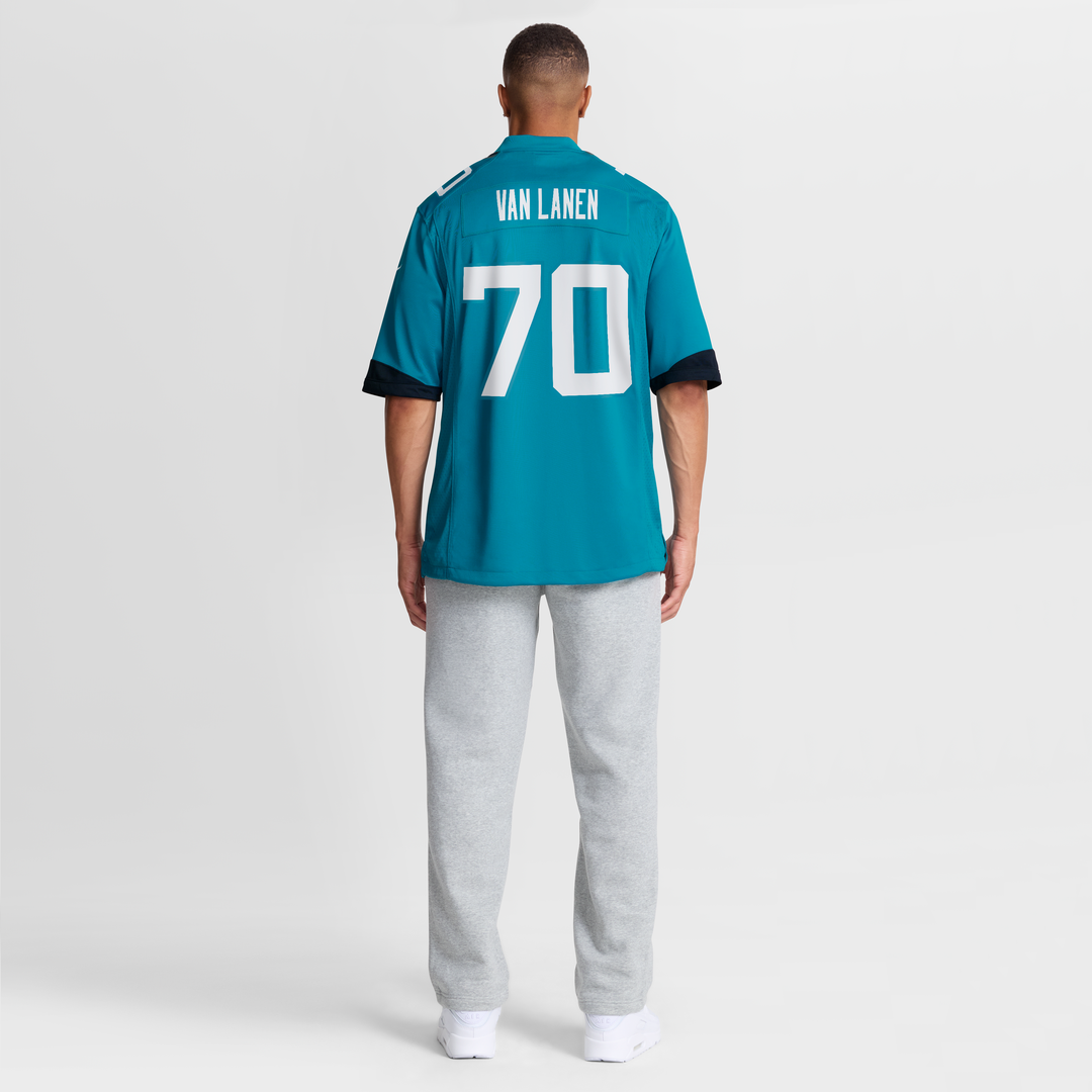 Jacksonville Jaguars Cole Van Lanen Nike Teal Game Jersey product image 8
