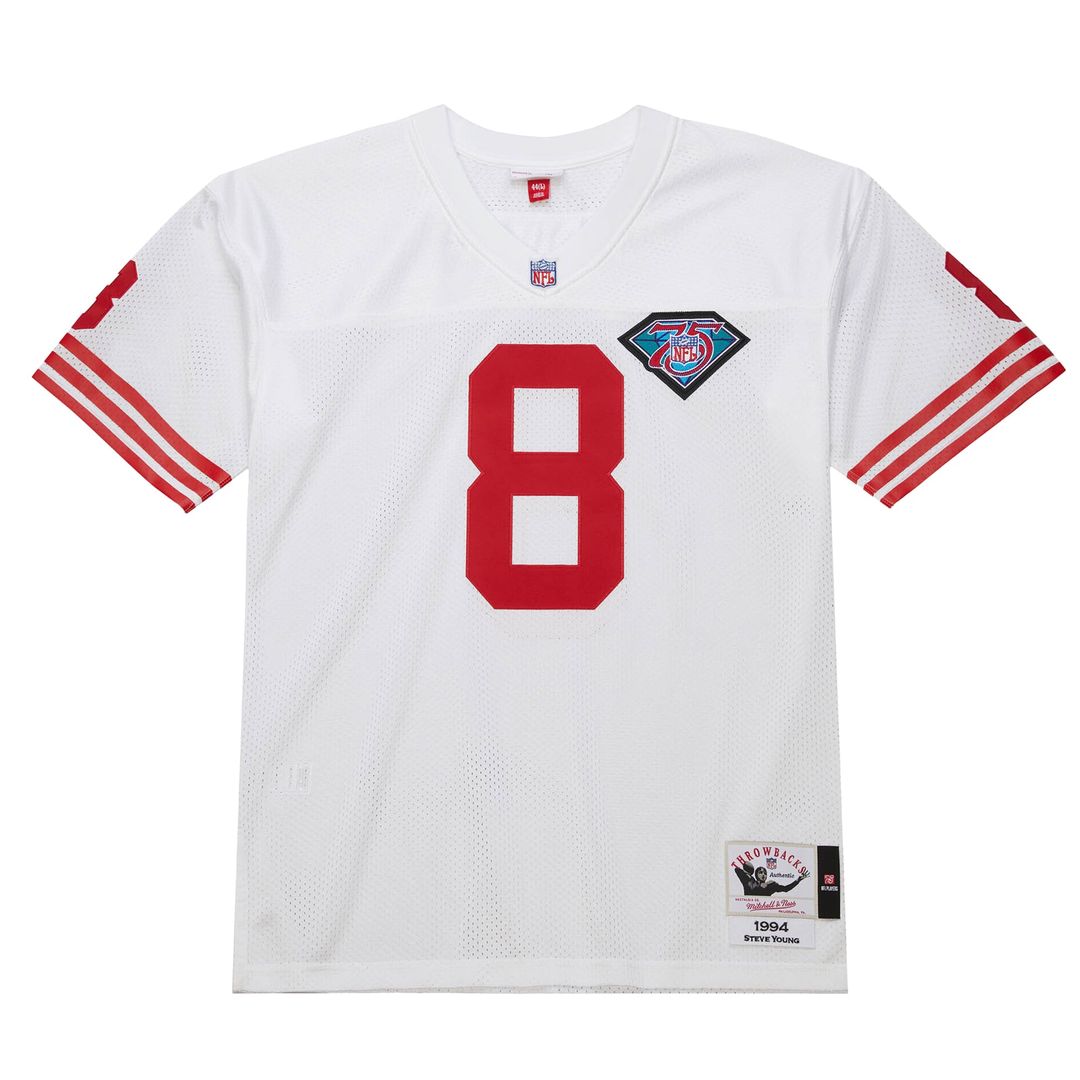 San Francisco 49ers 1994 Steve Young Mitchell & Ness White product image 2