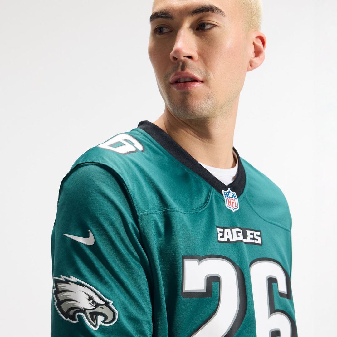 Philadelphia Eagles Saquon Barkley Nike White Game Jersey product image 36