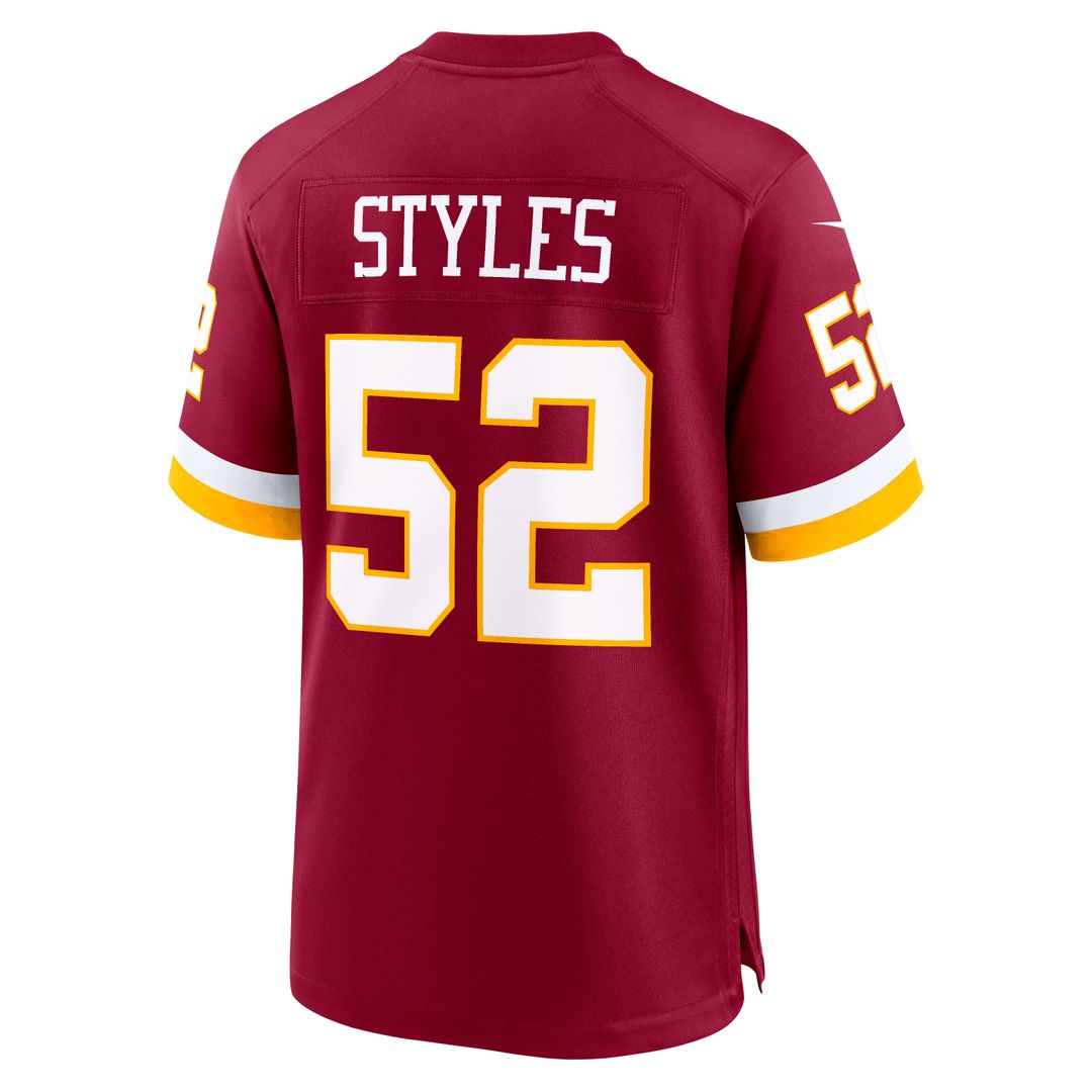 Washington Commanders Sonny Styles Nike Burgundy Game Jersey product image 3