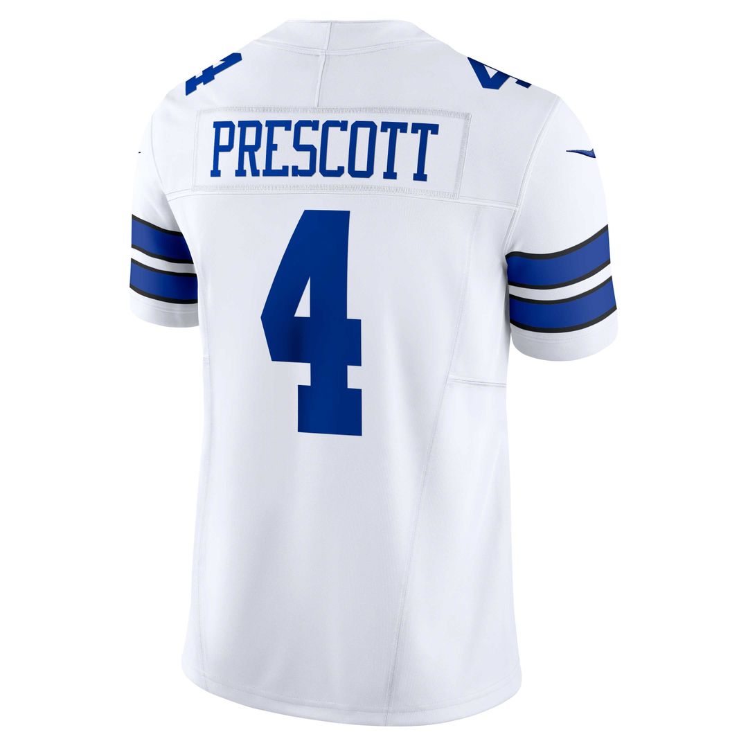 Dallas Cowboys Dak Prescott Nike White Vapor FUSE Limited product image 3