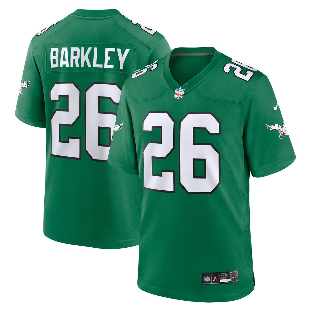 Philadelphia Eagles Saquon Barkley Nike White Game Jersey product image 40