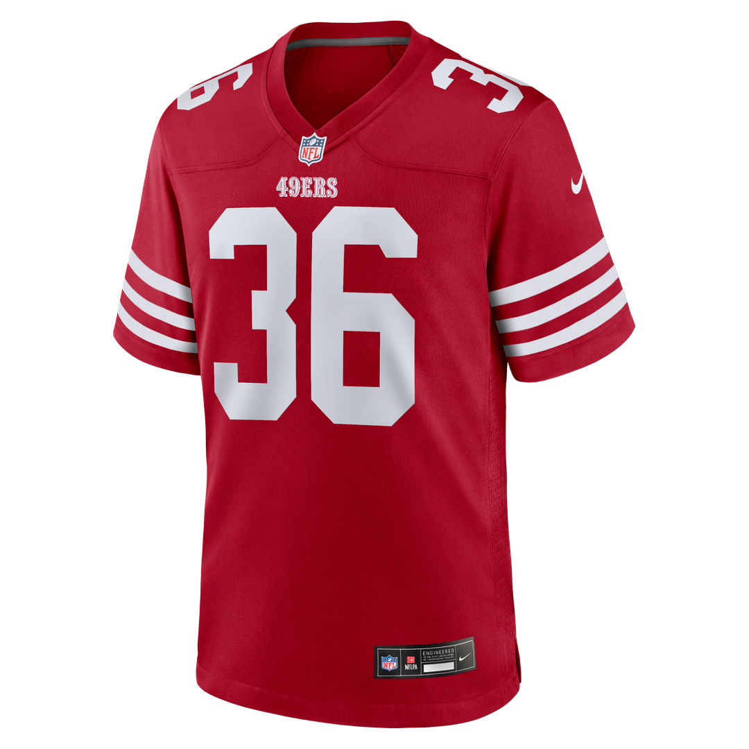 San Francisco 49ers Marques Sigle Nike Scarlet Game Jersey product image 2