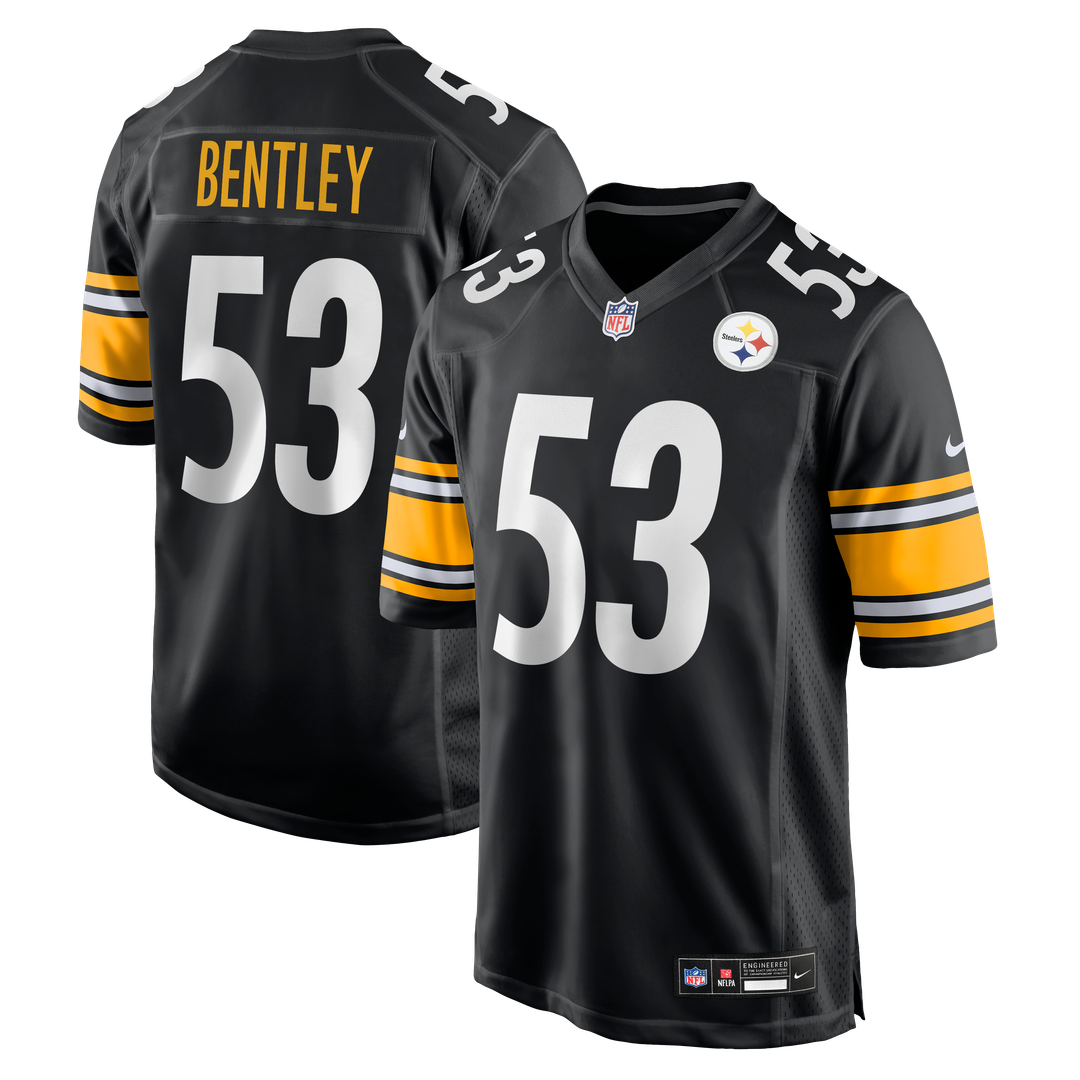 Pittsburgh Steelers JaWhaun Bentley Nike Black Game Jersey product image 1