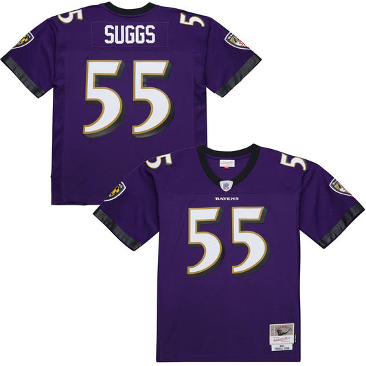 Baltimore Ravens Terrell Suggs Mitchell & Ness Purple 2003 product image 1