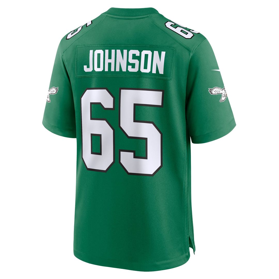Philadelphia Eagles Lane Johnson Nike Kelly Green Alternate product image 3