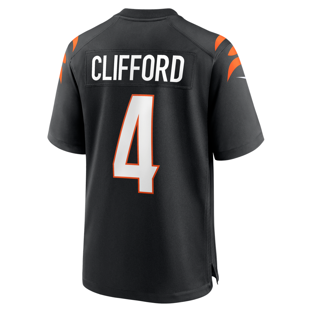 Cincinnati Bengals Sean Clifford Nike Black Game Jersey product image 3