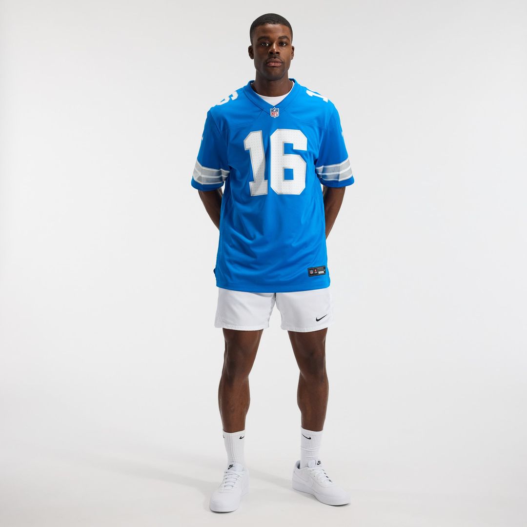 Detroit Lions Jared Goff Nike Blue Game Jersey product image 4