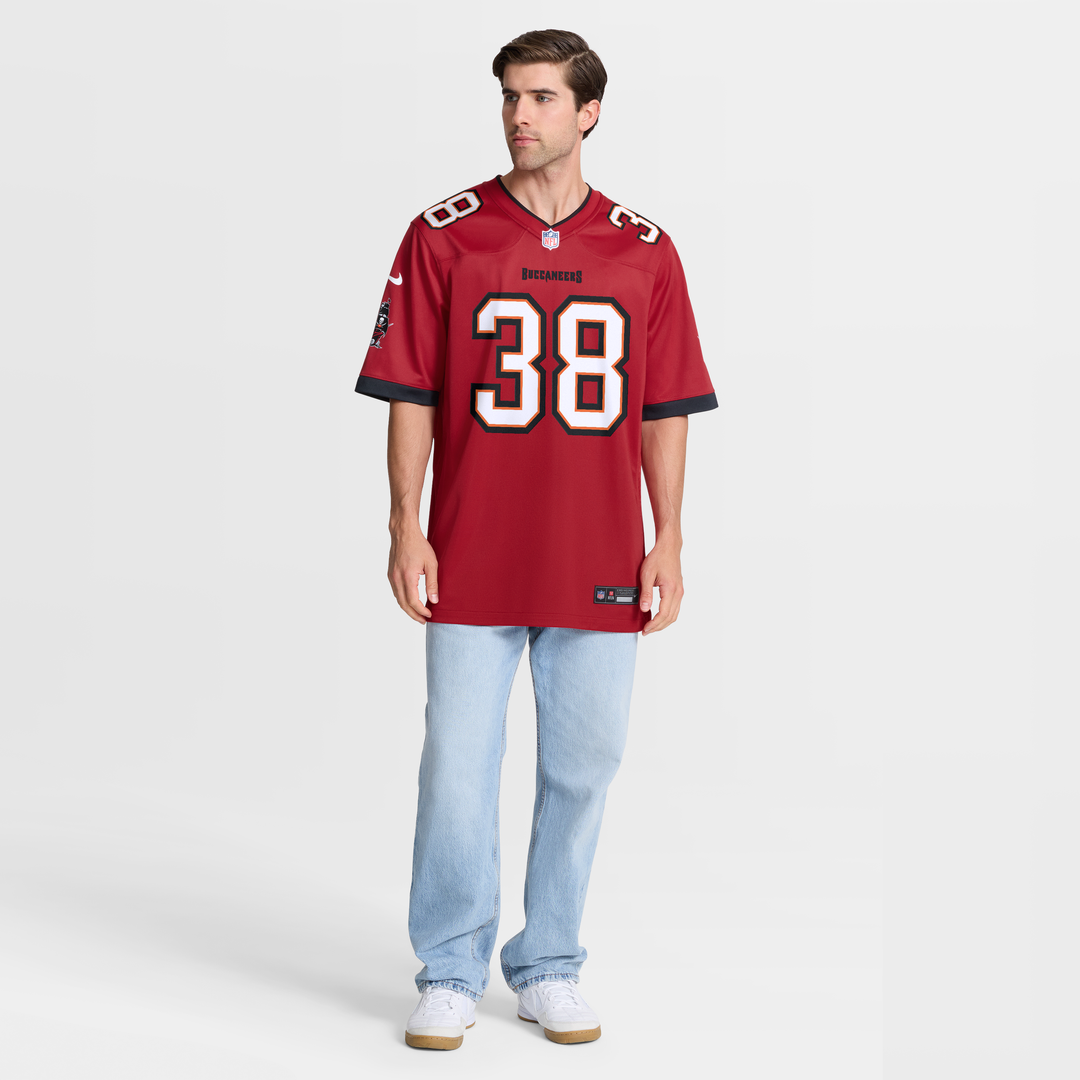 Tampa Bay Buccaneers Rashad Wisdom Nike Red Game Jersey product image 7