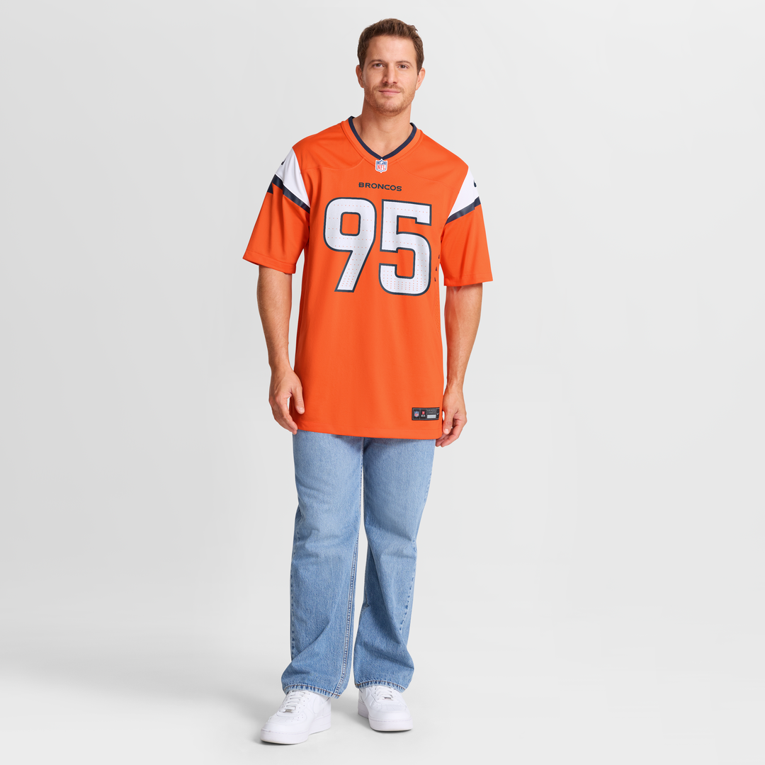 Denver Broncos Sai'vion Jones Nike Orange Game Jersey product image 7