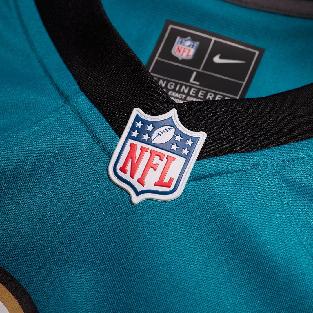 Jacksonville Jaguars Nike Teal Prowler Throwback Custom product image 4