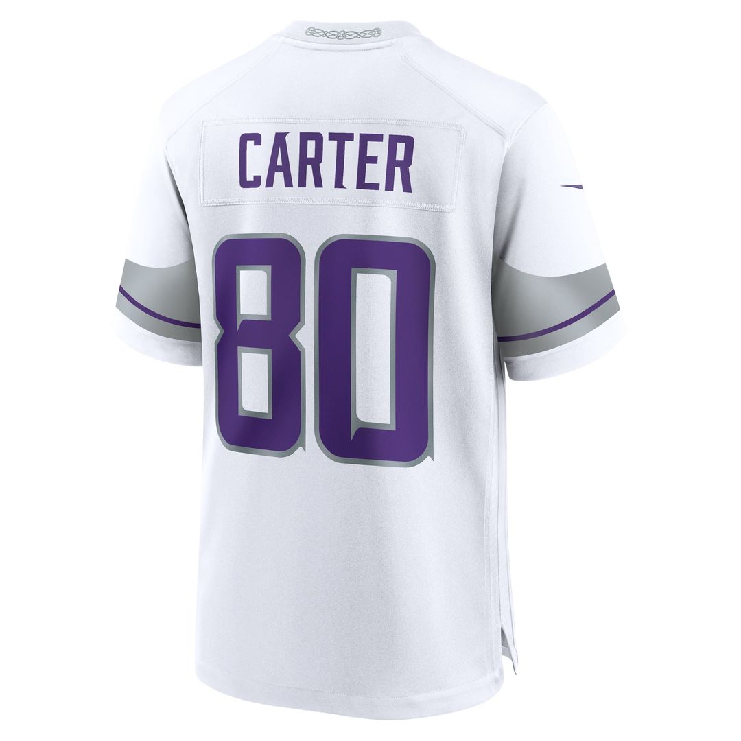 Minnesota Vikings Cris Carter Nike White Alternate Retired product image 3