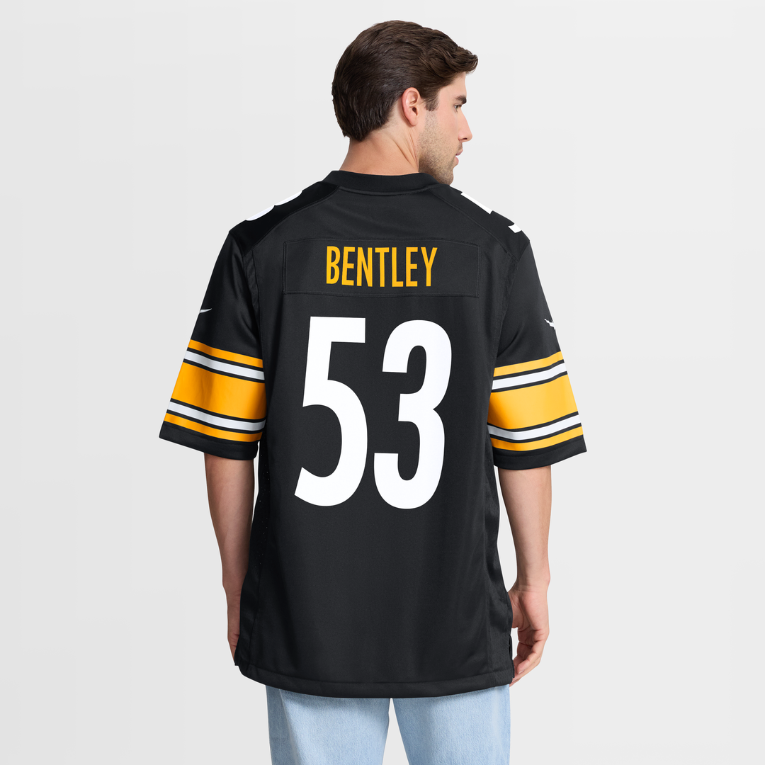 Pittsburgh Steelers JaWhaun Bentley Nike Black Game Jersey product image 5