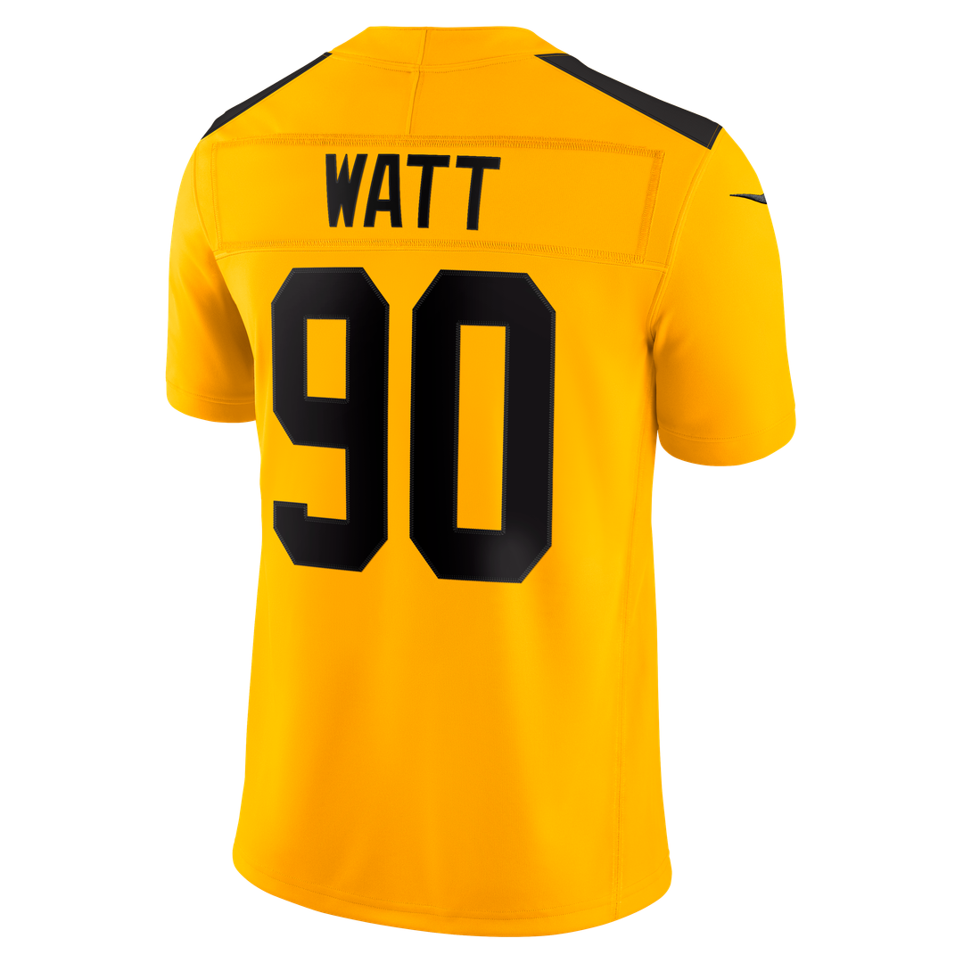 Pittsburgh Steelers T.J. Watt Nike Gold Alternate Vapor product image 3