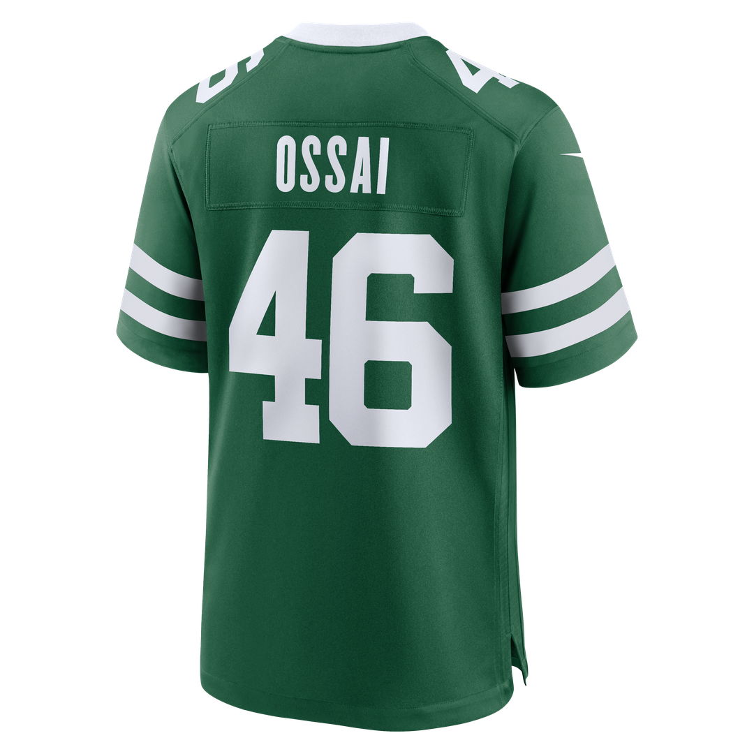 New York Jets Joseph Ossai Nike Legacy Green Game Jersey product image 3