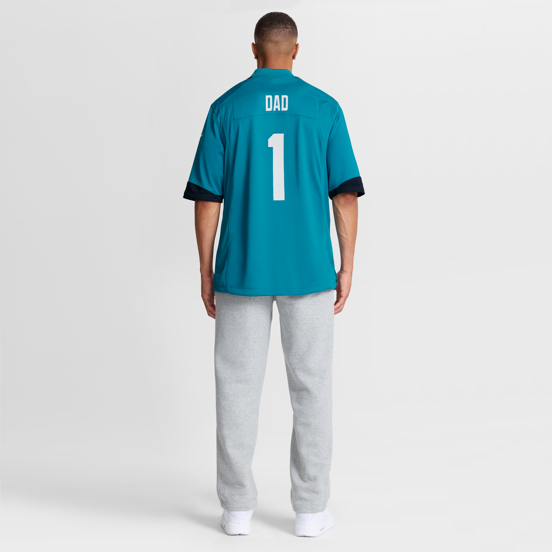 Jacksonville Jaguars Number 1 Dad Nike Teal Game Jersey product image 8