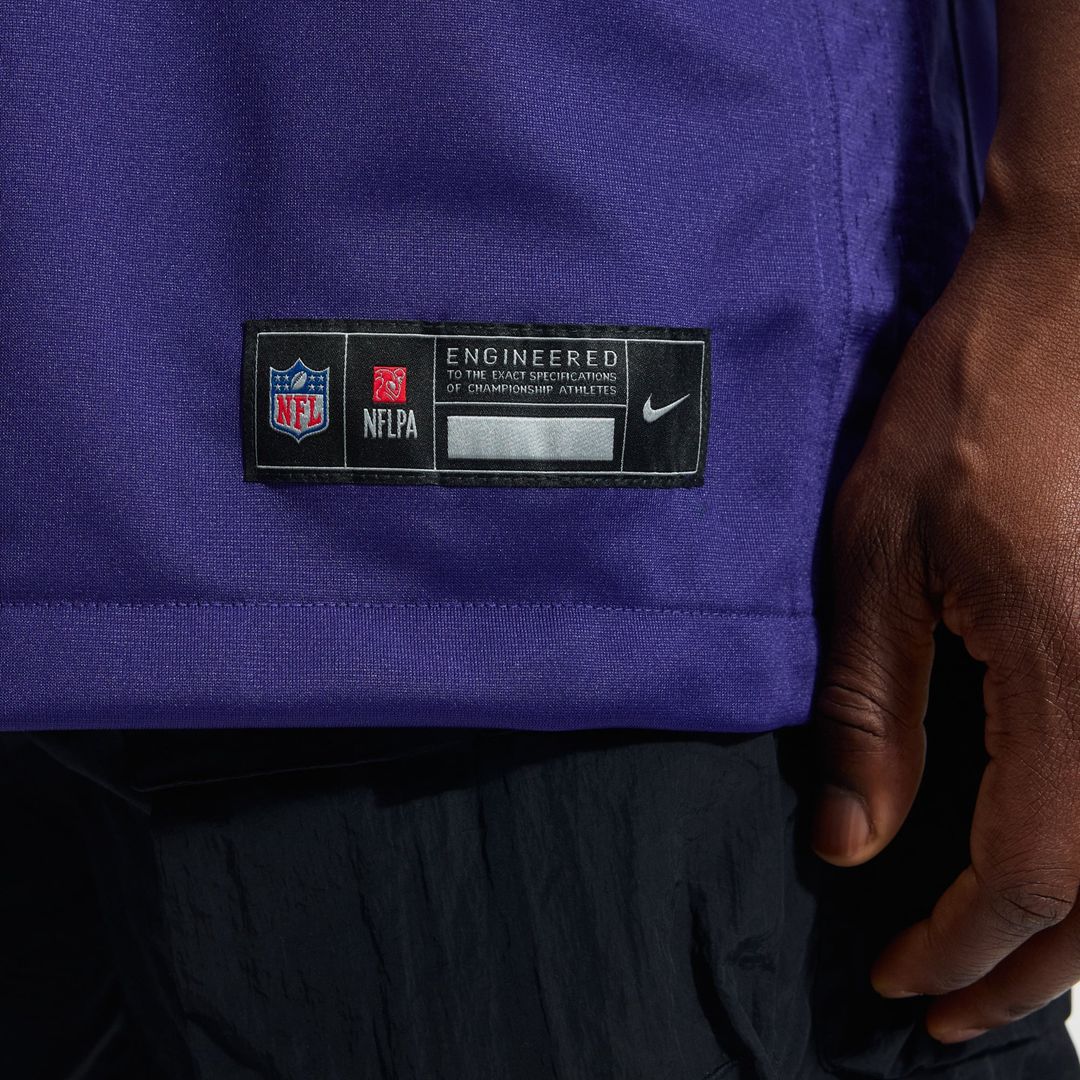 Baltimore Ravens Zay Flowers Nike Purple Game Jersey product image 8